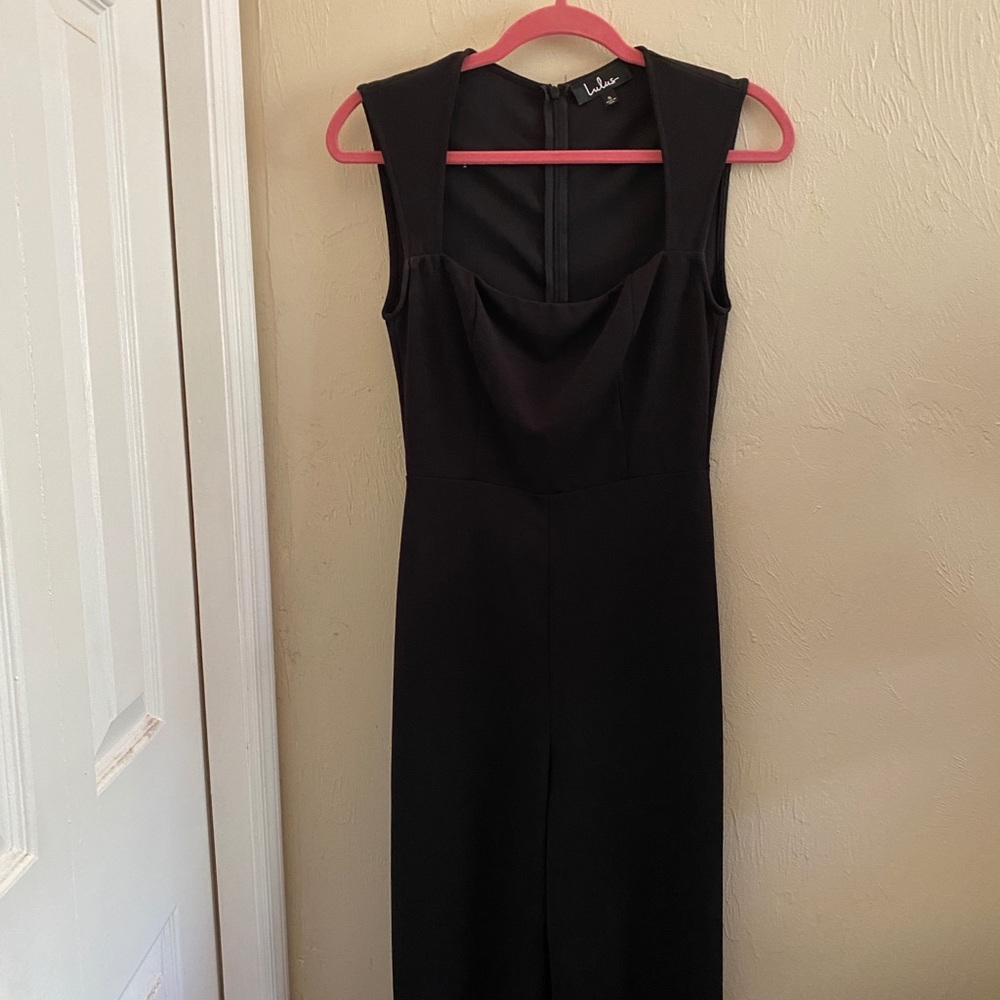 Lulus Black full length jumpsuit